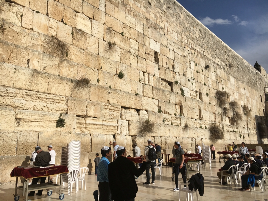 Klagemauer in der Altstadt von Jerusalem
