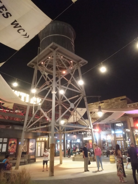 Alter Wassertank im Stadtviertel La Mer