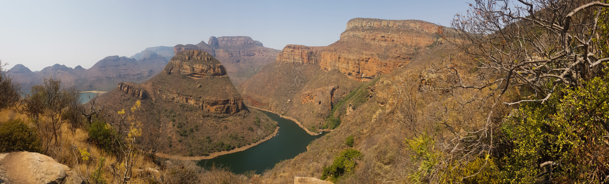 Blick auf den Fluss im Blyde Canyon